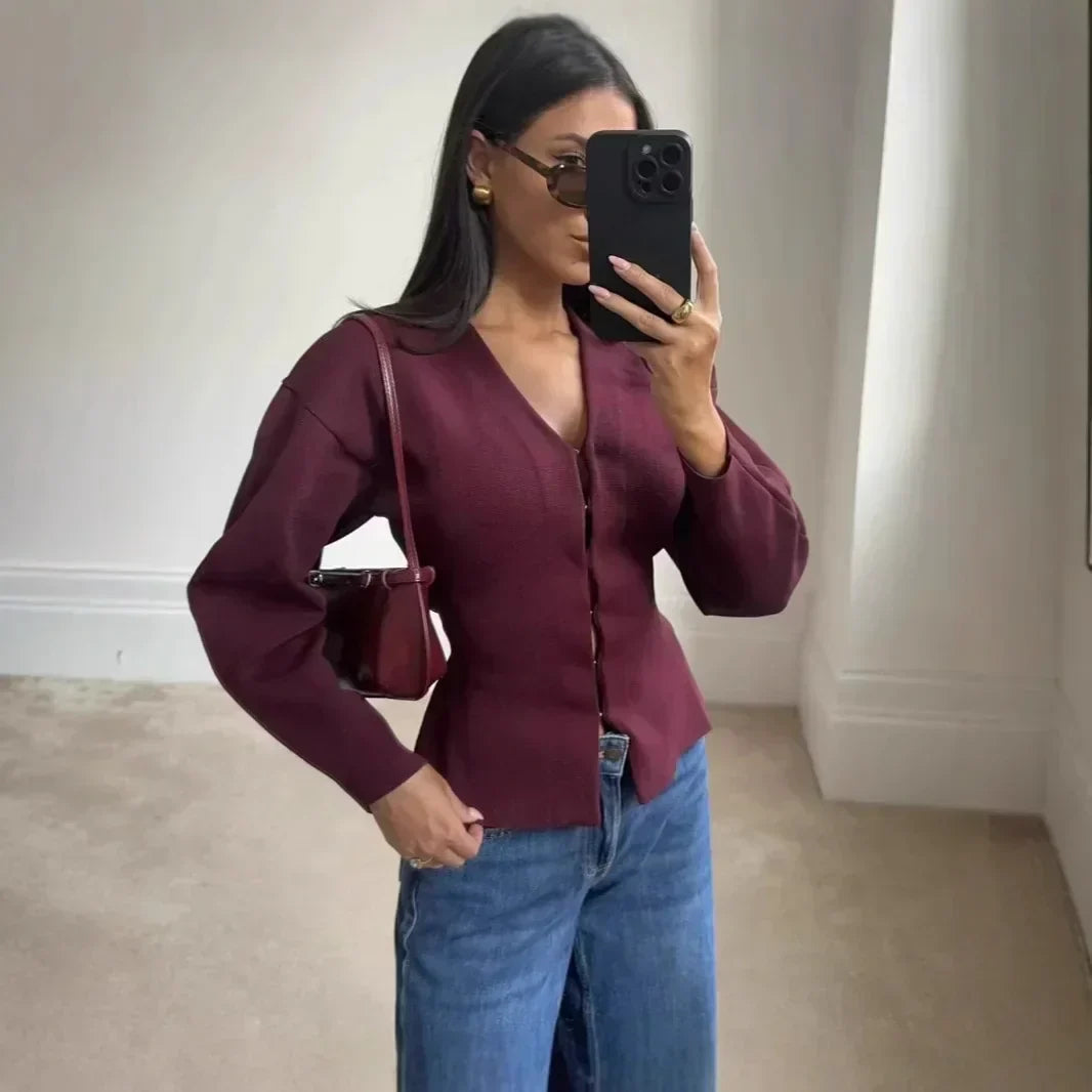 Imogen | Slim Simpleknits Kabát