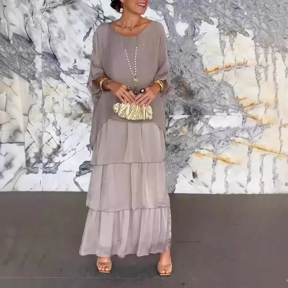 Rosina | Elegantní šaty s krajkou a kulatým výstřihem