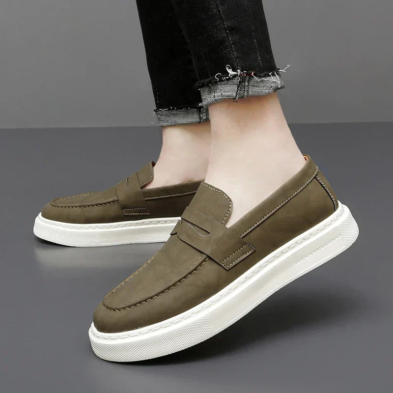 Elegantní Kožené Slip-On Boty