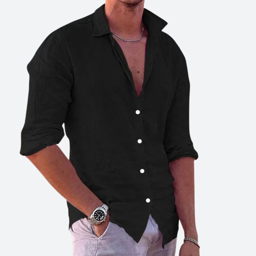 Pohodlná Lněná Košile