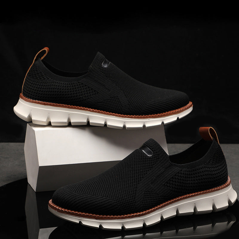 Pánské Slip-On Boty z Mřížkované Tkaniny