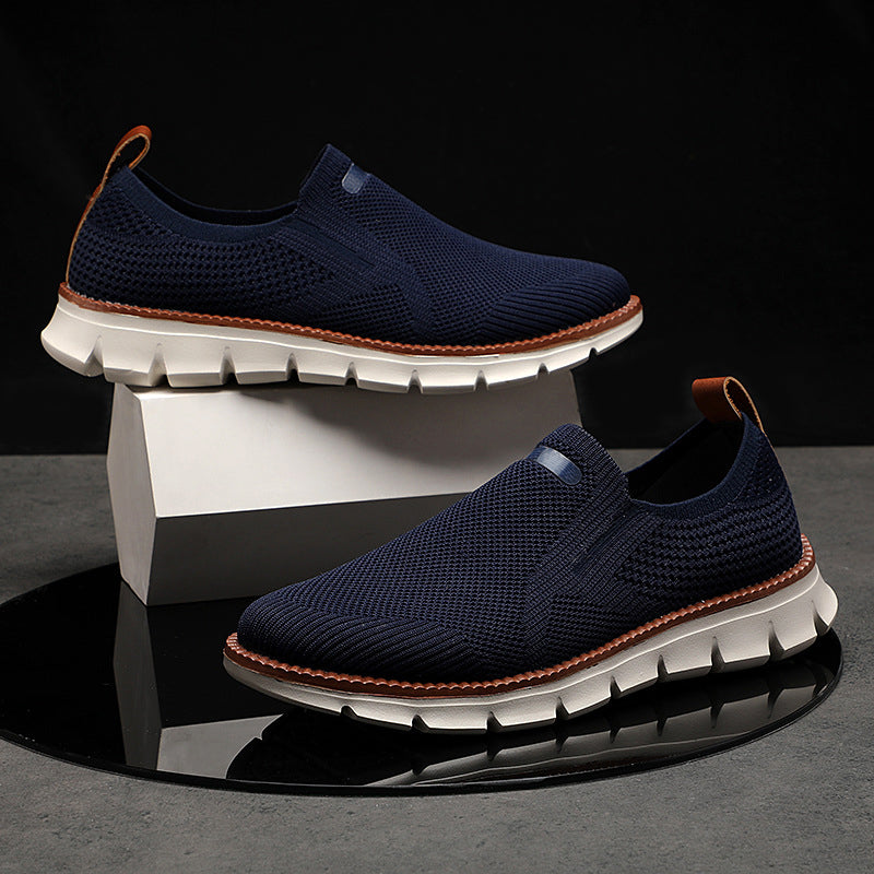 Pánské Slip-On Boty z Mřížkované Tkaniny