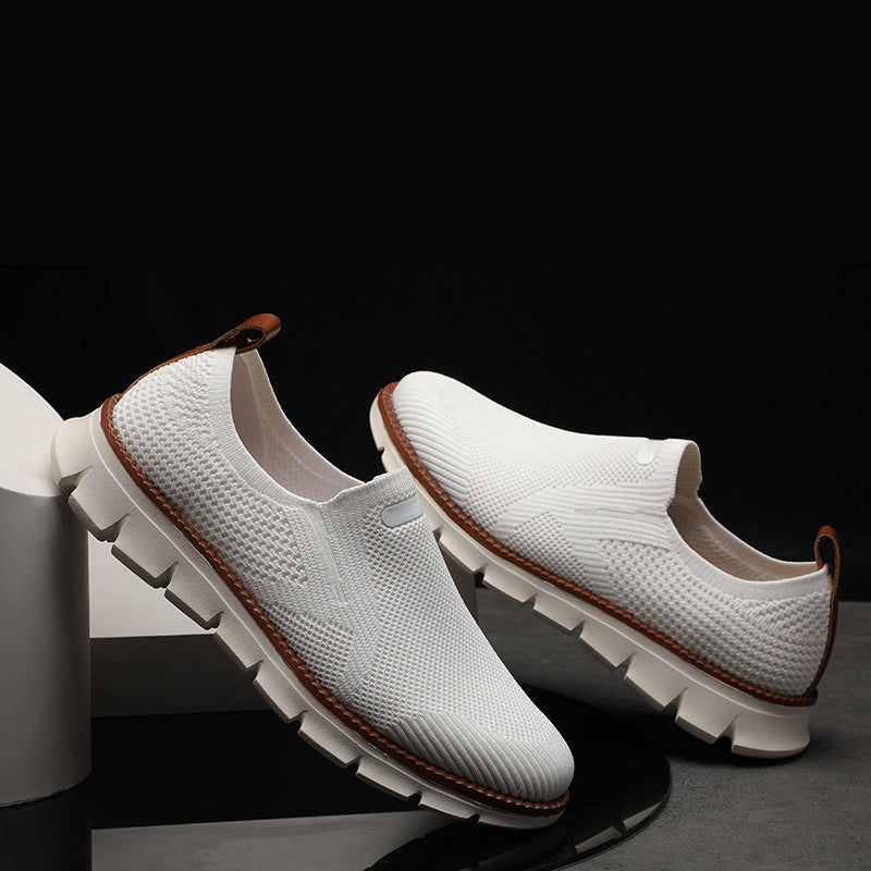 Pánské Slip-On Boty z Mřížkované Tkaniny