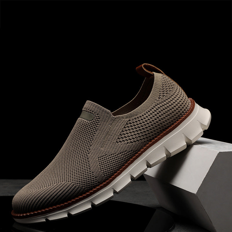 Pánské Slip-On Boty z Mřížkované Tkaniny