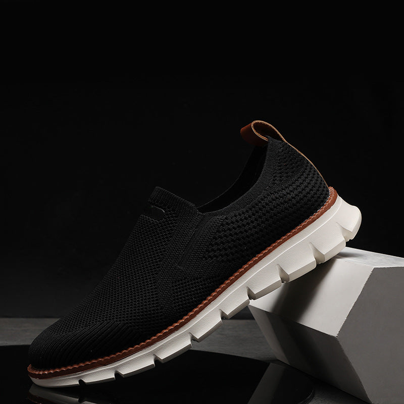 Pánské Slip-On Boty z Mřížkované Tkaniny