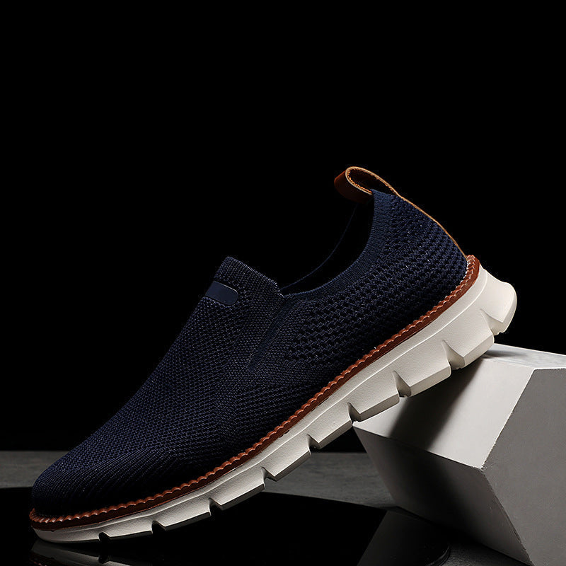 Pánské Slip-On Boty z Mřížkované Tkaniny