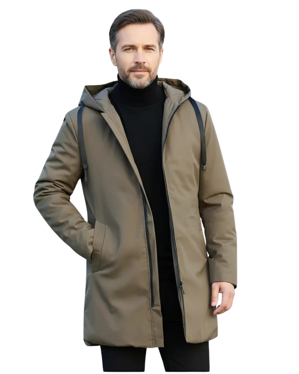 Elegantní Větruodolná Bunda pro Muže