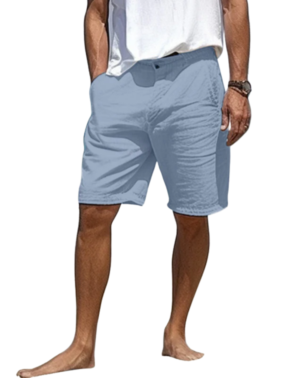 Elegantní Lněné Šortky