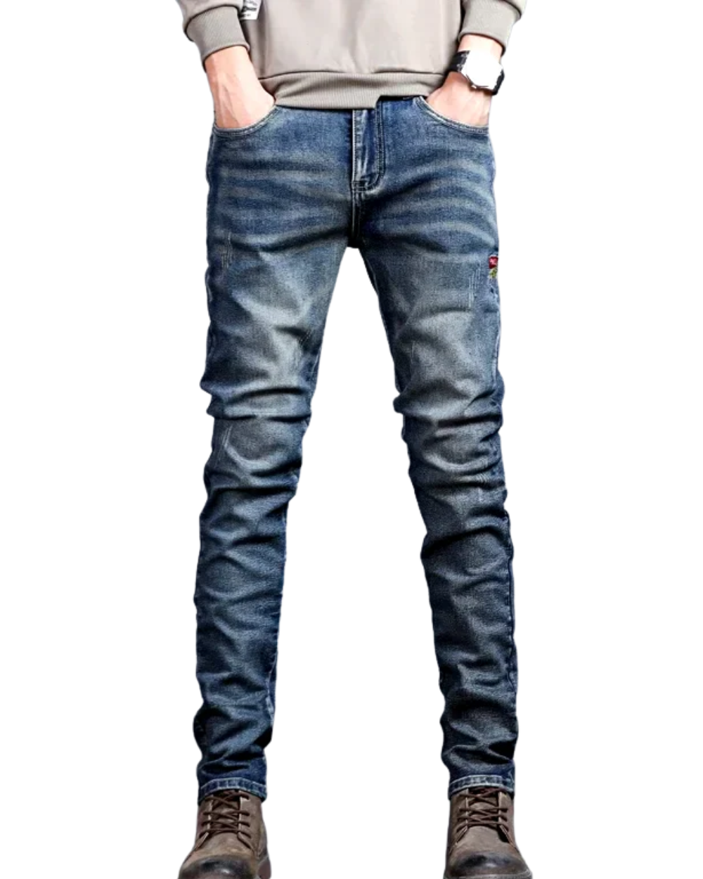Slim Fit Džínsy