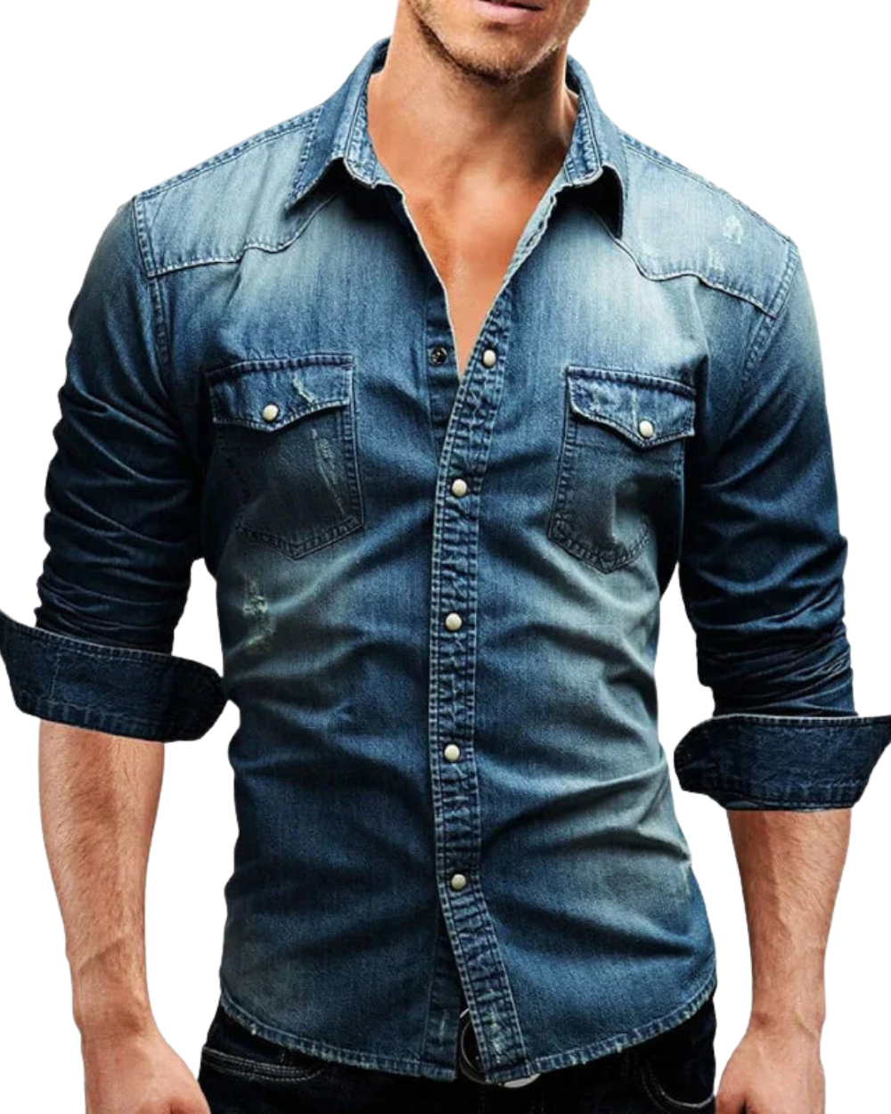 Elegantní Denim Košile