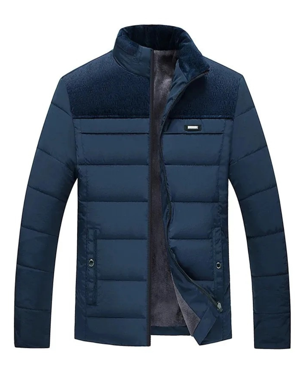 Elegantní Puffer Kabát s Polstrováním