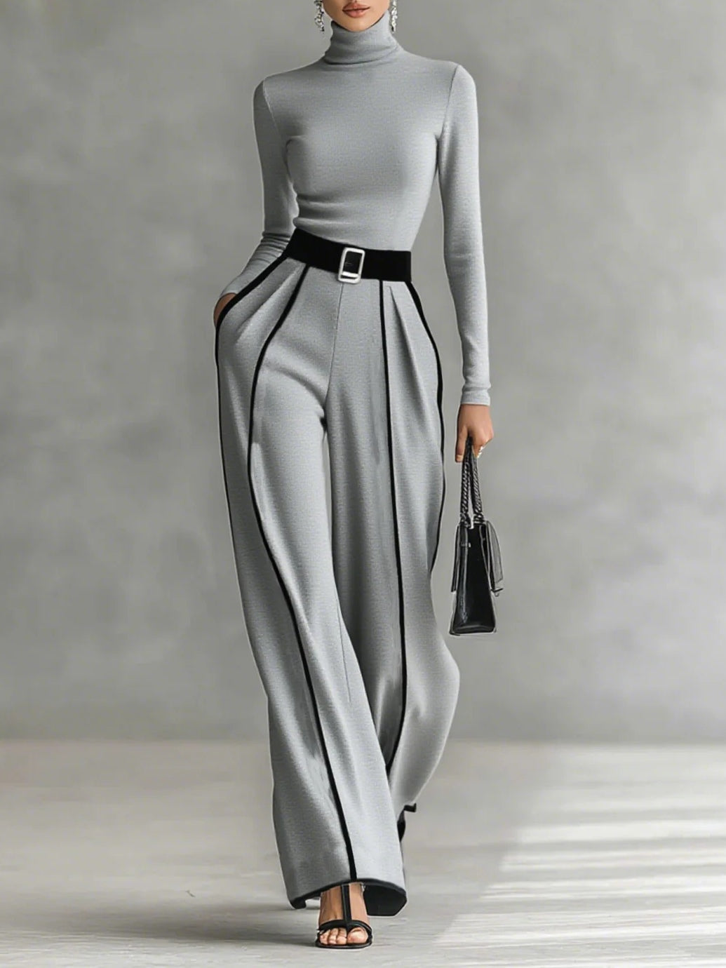 Vera™ || Elegantní set s kontrastními detaily