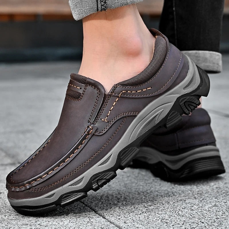 Elegantní Kožené Slip-On Boty