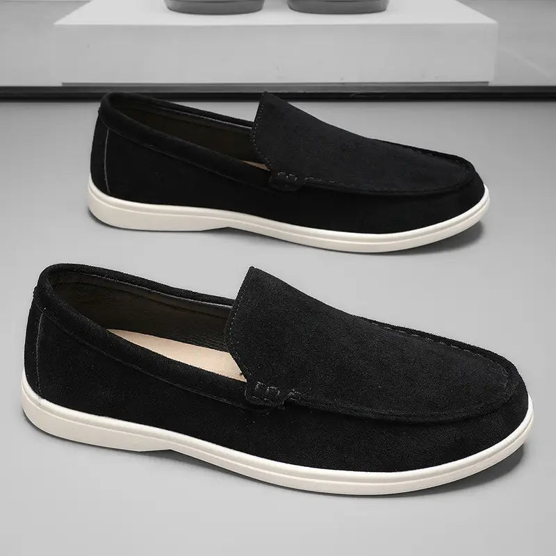 Elegantní Kožené Mokasíny