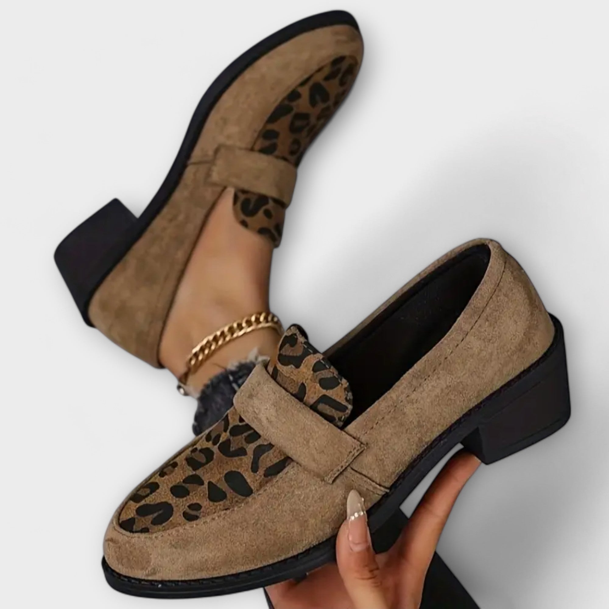Aurora - Elegantní dámské boty s leopardím vzorem
