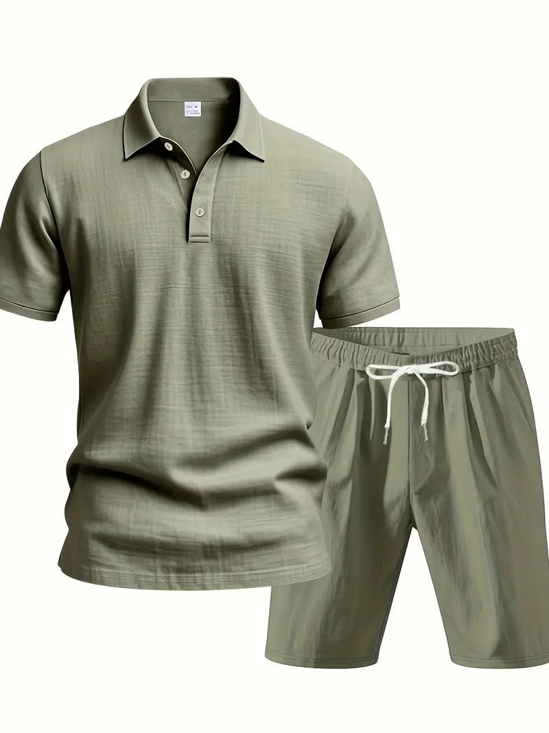 Pánský Lněný Set