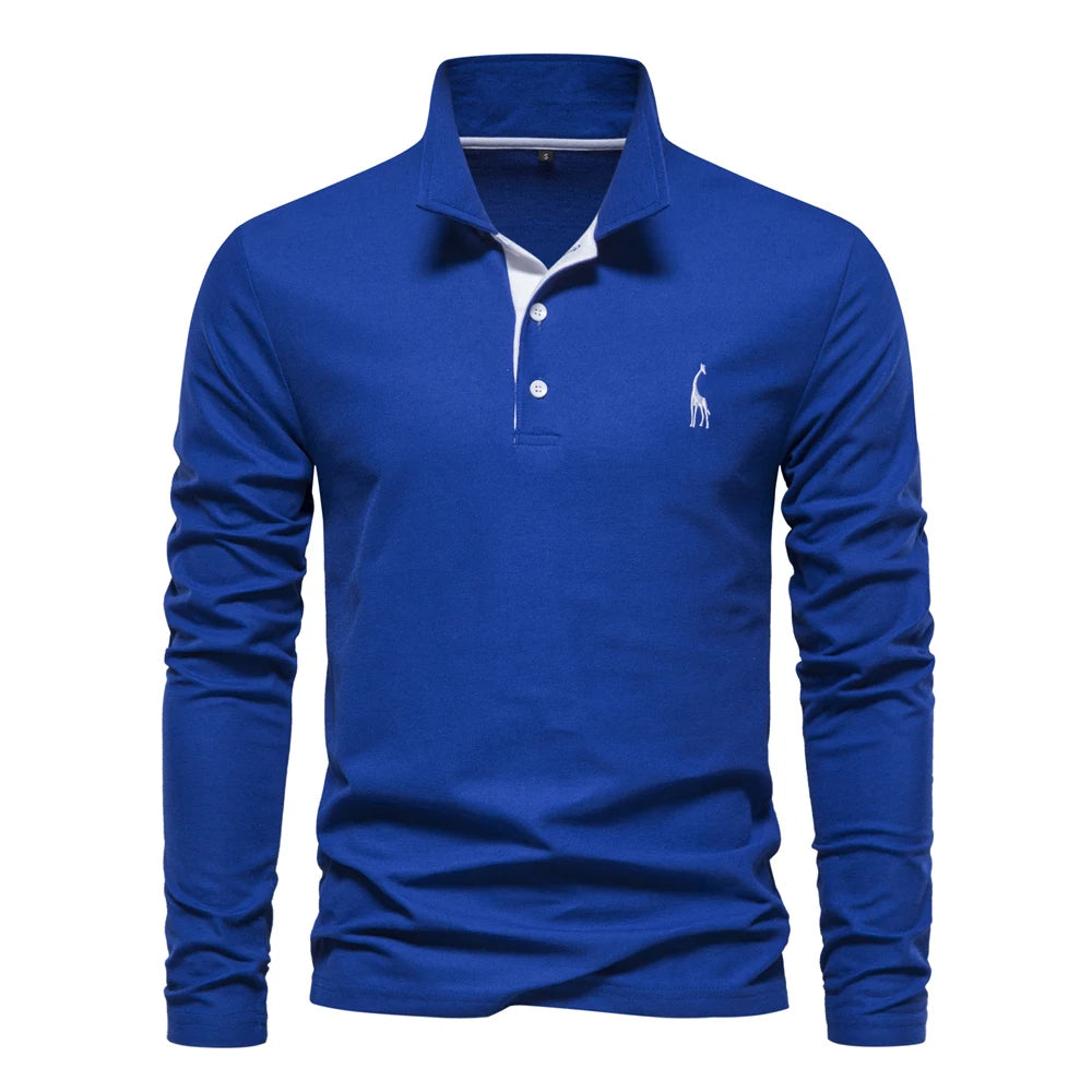 Polo Casual s Dlouhým Rukávem