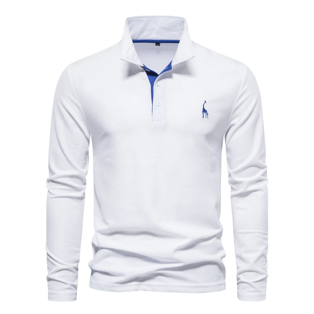 Polo Casual s Dlouhým Rukávem
