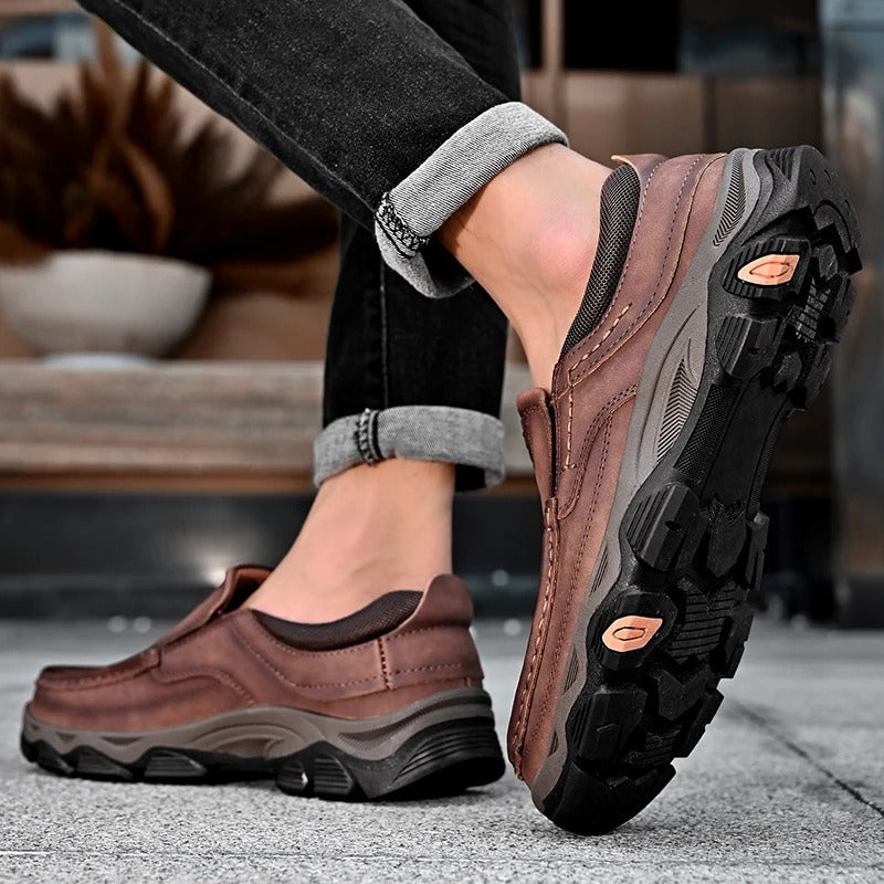 Elegantní Kožené Slip-On Boty