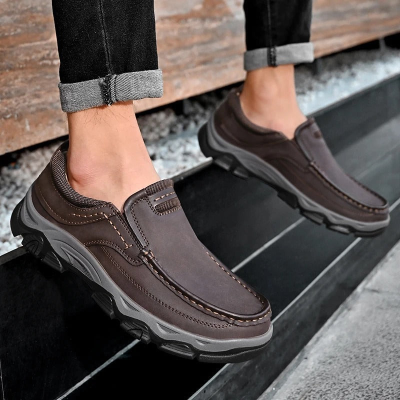 Elegantní Kožené Slip-On Boty