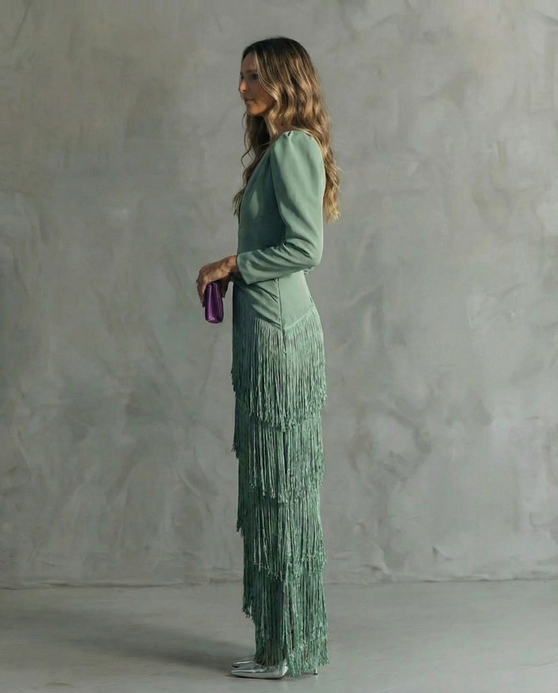 Chiara - Elegantní šaty s třásněmi