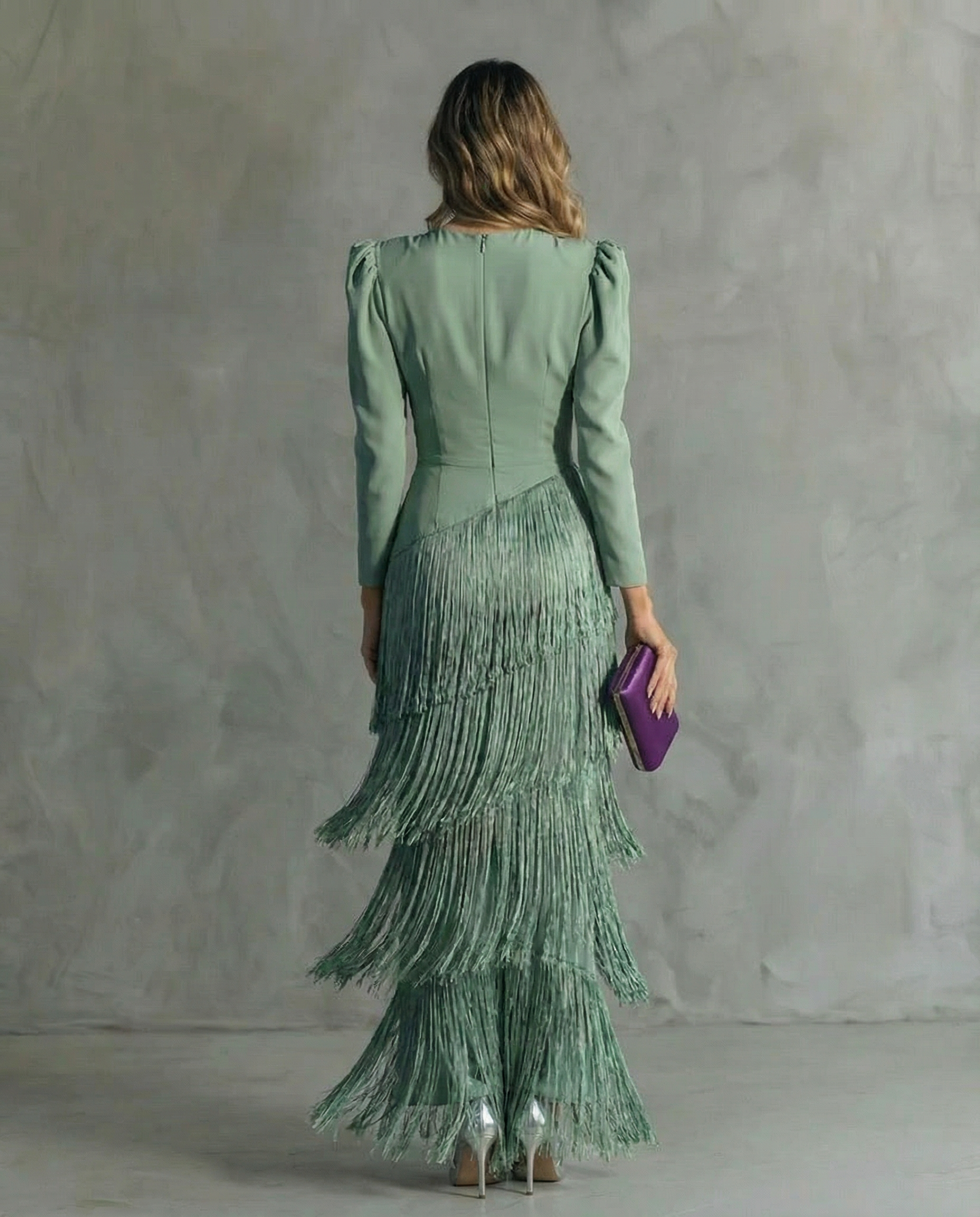 Chiara - Elegantní šaty s třásněmi