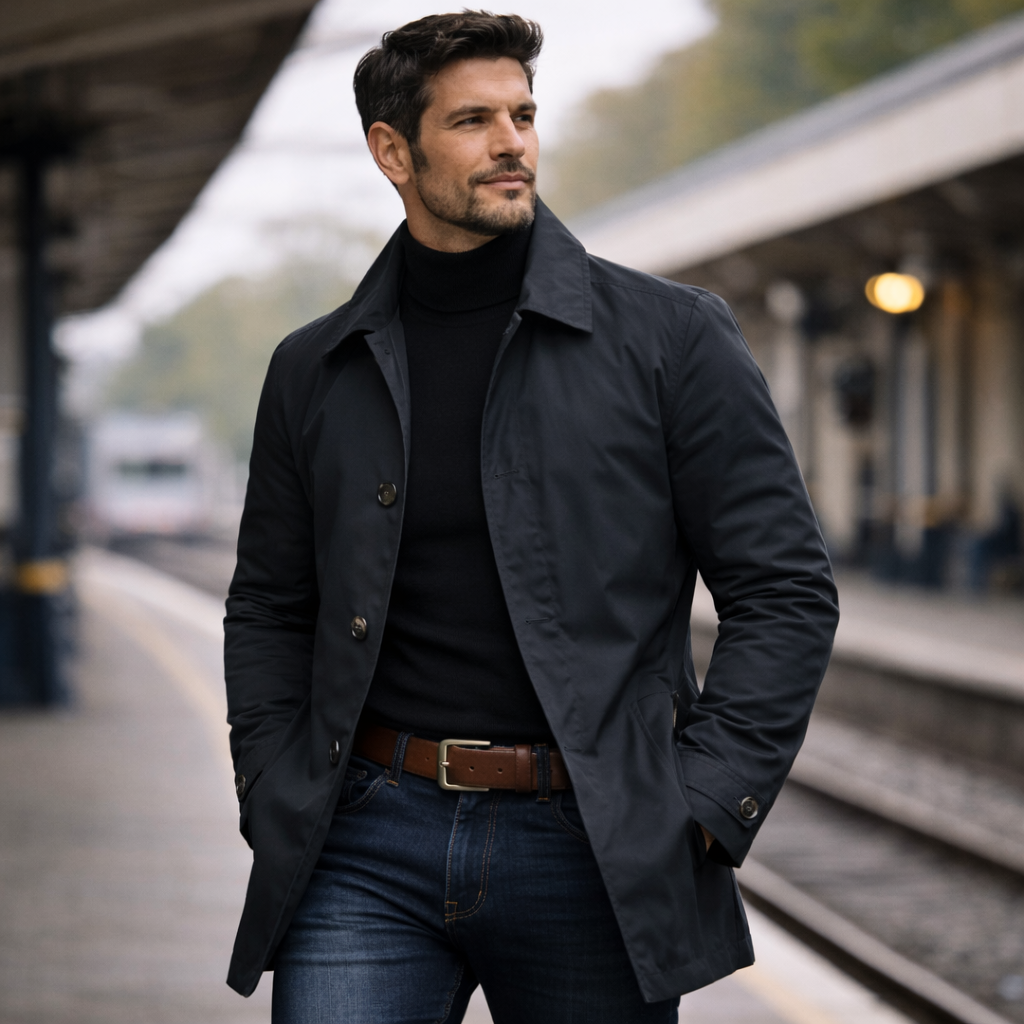 Adrian | Stylový pánský kabát