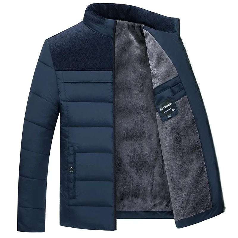 Elegantní Puffer Kabát s Polstrováním