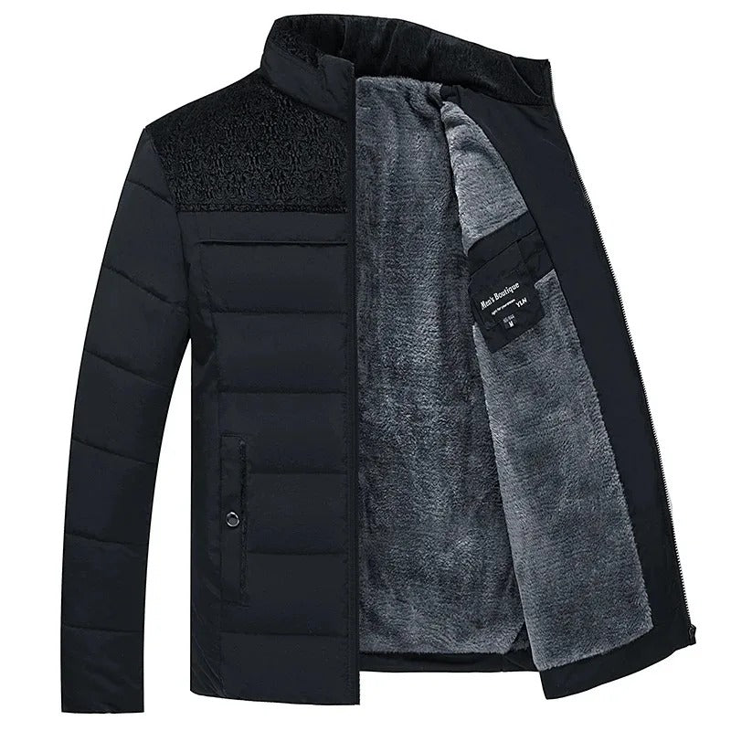 Elegantní Puffer Kabát s Polstrováním