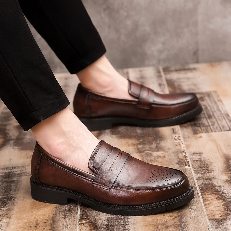 Elegantní Britské Mokasíny
