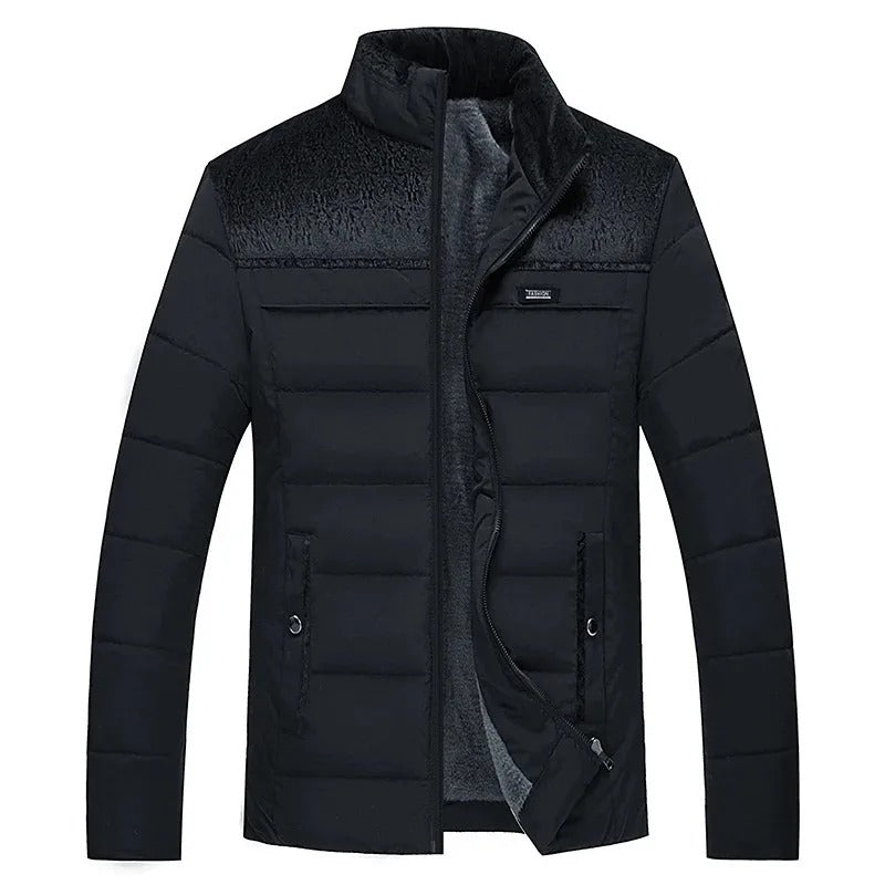 Elegantní Puffer Kabát s Polstrováním