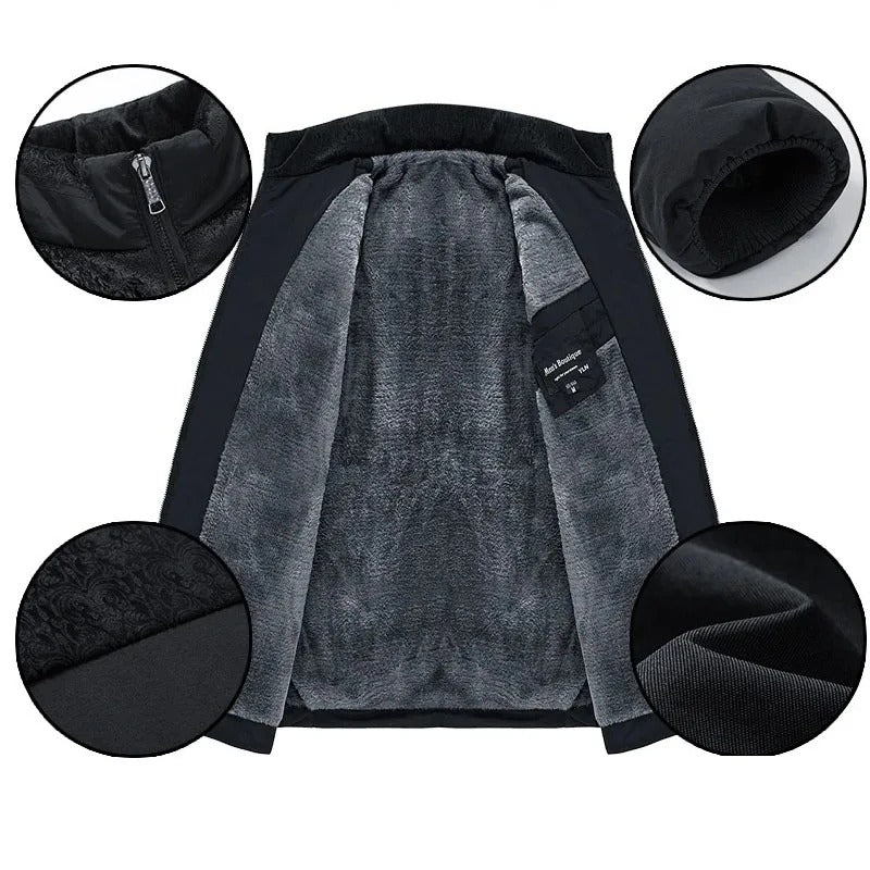 Elegantní Puffer Kabát s Polstrováním