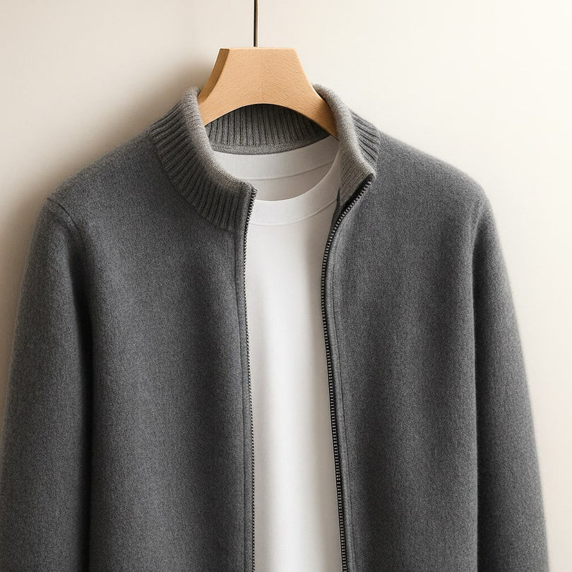 Elegantní Kašmírový Cardigan