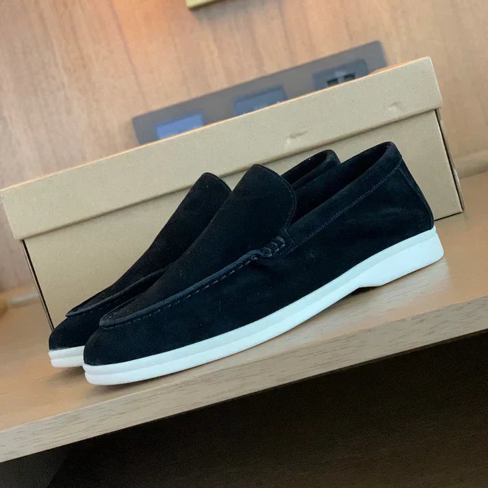 Elegantní Semišové Mokasíny