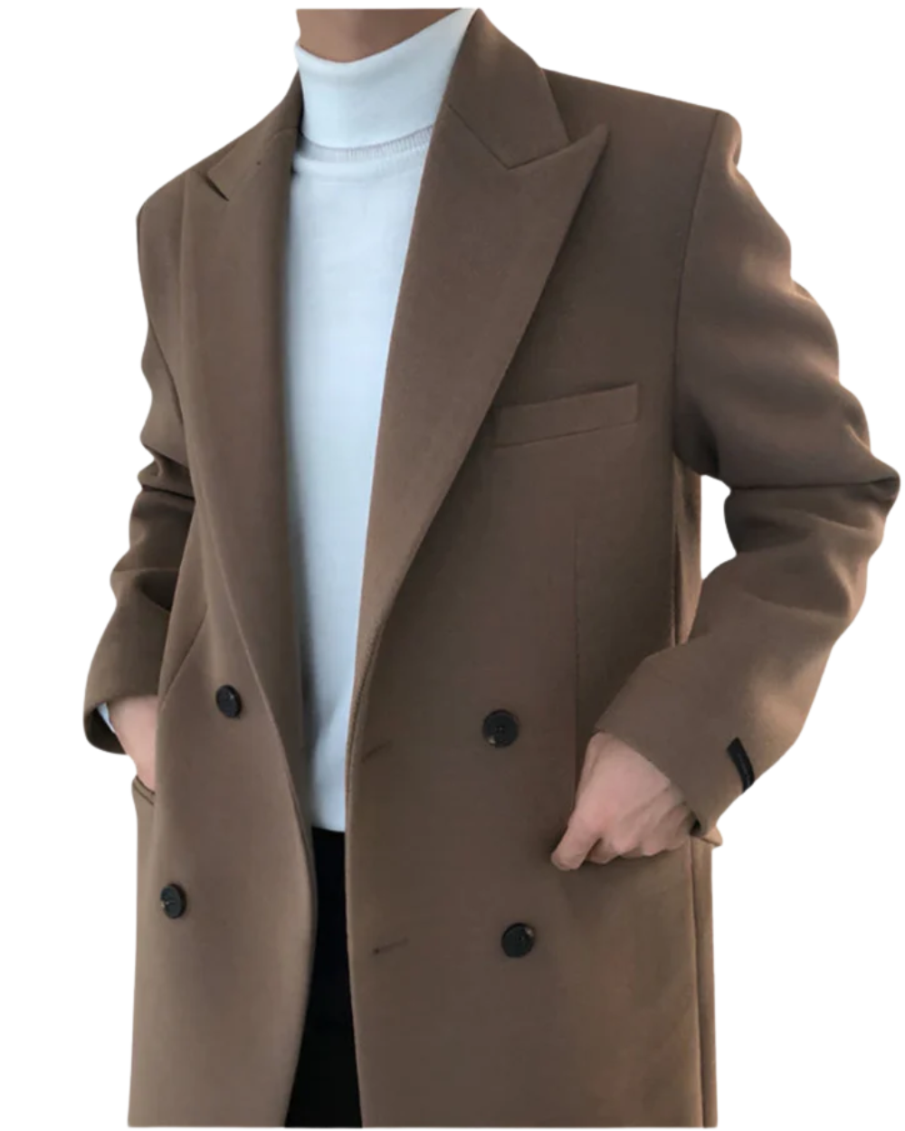 Elegantní Dvoubotónkový Kabát
