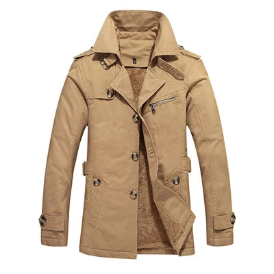 Elegantní Trench Kabát s Výplní