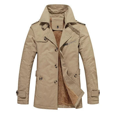Elegantní Trench Kabát s Výplní